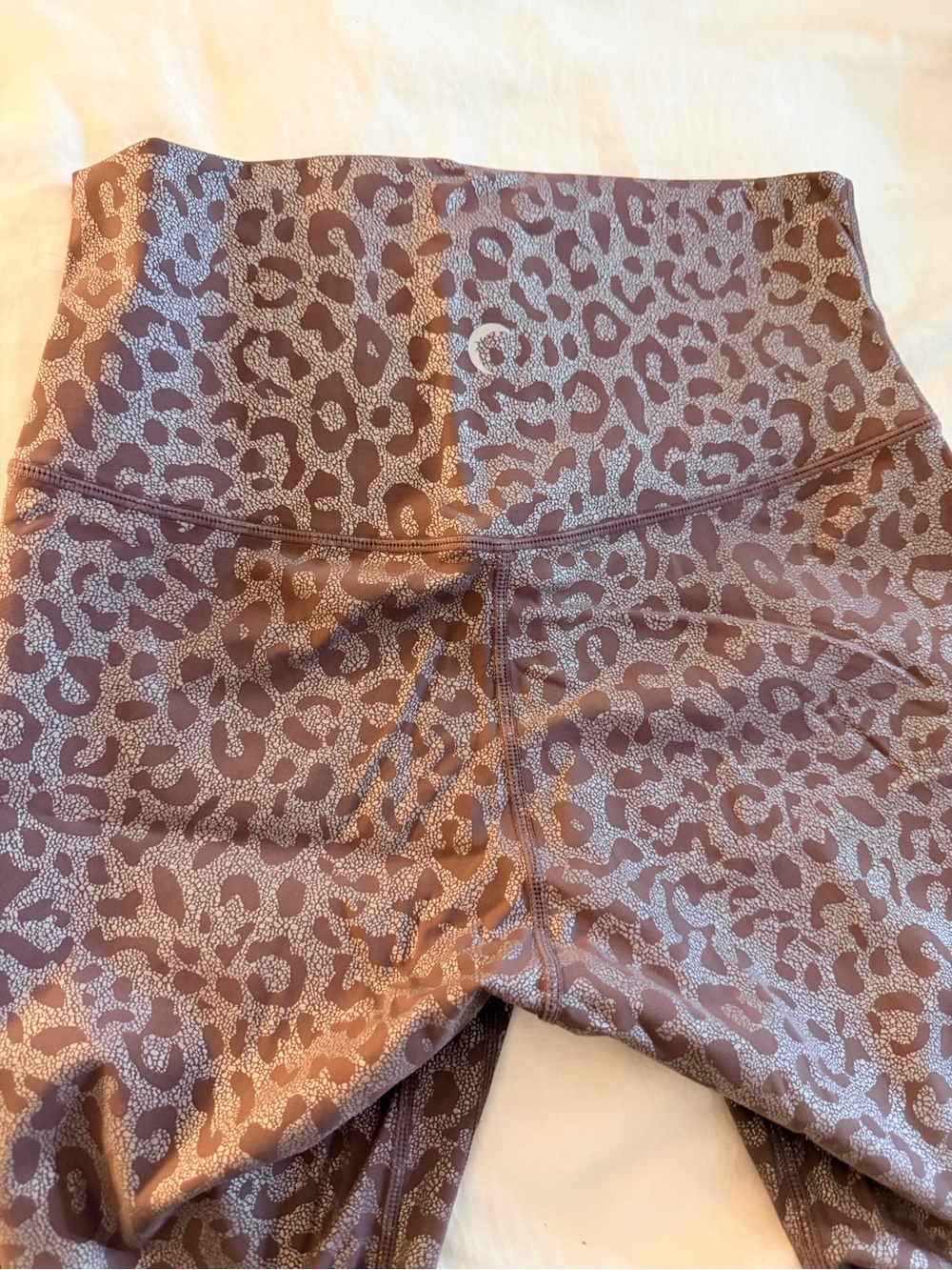 Zyia Leopard Print High-Waist Leggings - Brown & Taupe - Picture 3 of 4